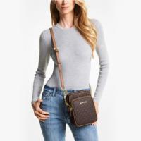 MICHAEL KORS 迈克·科尔斯 M Set Travel系列老花链条单肩斜挎包35F1GTVC2B BROWN
