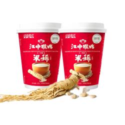 江中食疗 江中猴姑米稀原味米糊6天猴头菇养胃便携营养早餐代餐杯装冲饮