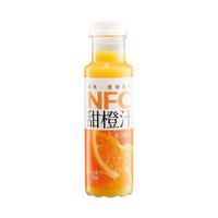 哪吒100%NFC鲜榨果汁饮料 无添加饮品富含维C甜橙汁 椰汁整箱纯果汁 100%NFC橙汁275ml*15整箱 瓶