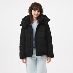 坦博尔 运动休闲短款羽绒服女可脱卸帽加厚防风秋冬外套