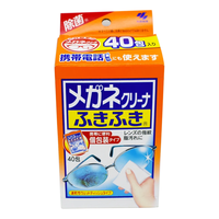 小林制药(KOBAYASHI)眼镜清洁纸手机屏镜头清洁布湿巾 擦镜纸 清洁擦镜纸40枚 日本