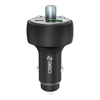 360车载蓝牙接收器u盘音乐无损音质车载车载充电器点烟器一拖二 蓝牙U盘车载充电器