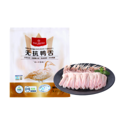 1号会员店 无抗鸭舌净重300g 出口级品质生鲜新鲜冷冻生鸭舌鸭货卤煮