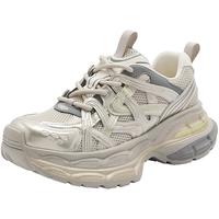 百丽 时尚新潮星河轨迹老爹鞋女2024秋季酷炫休闲鞋B2199CM4 金色 37