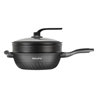 BabyPot 锅煲宝 北欧品厨麦饭石不粘锅炒锅 硅胶铲+清洁棉/微压款