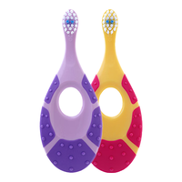 JORDANJordan 牙刷婴幼儿童宝宝牙刷0-1-2岁 小胖梨软毛护龈小刷头