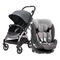 好孩子(gb)儿童安全座椅安全舱1号+婴儿推车可坐可躺安全舱2号