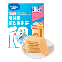Deer Blue 小鹿蓝蓝 多谷物脆松香米饼 蜜桃香橙味 36g