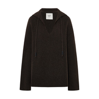 MO&Co.【Nanushka设计师联名】毛衣2025冬含牦牛绒海军领MBE4SWT002 松褐色 S /160