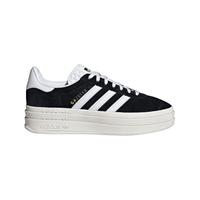 「T头鞋」adidas阿迪达斯三叶草GAZELLE BOLD女厚底增高板鞋