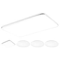 雷士 NVC   Lightingled吸顶灯奶油风客厅灯卧室灯灯具 现代简约遥控无极调光客厅大灯 【四室一厅-5灯】