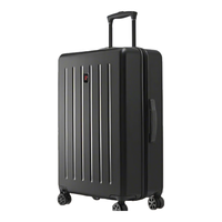 pierre cardin/皮尔·卡丹 结实耐用 行李箱 28英寸 USB充电口+需托运 磨砂黑