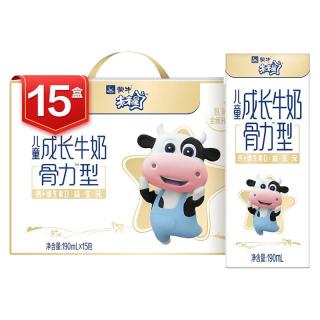  MENGNIU/蒙牛 营养早餐奶 儿童牛奶  礼盒装 190mL 15盒