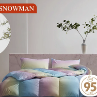 斯诺曼 SNOWMAN 95%白鹅绒被 抑菌羽绒被芯 2.2*2.4m 1kg