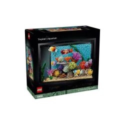 乐高 家庭摆设 热带水族馆拼搭积木玩具