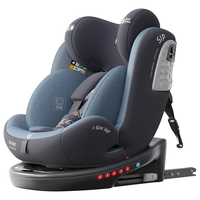 Heekin星悦-德国儿童座椅0-12岁汽车用婴儿宝宝360度旋转i-Size认证 北极蓝(全龄iSize+ADAC)