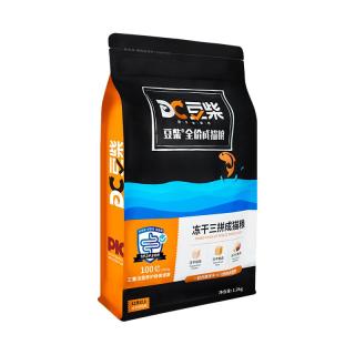 豆柴冻干猫粮低敏无谷天然成年猫粮全类美短猫主粮增肥发腮1.2kg