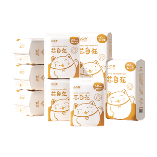 88VIP：凸凸棉 shecare 舒莱 凸凸棉9芯呼吸日夜用组合卫生巾 64片