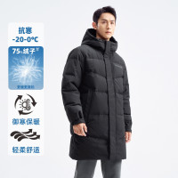 保暖服饰、超V会员：特步 XTEP 男款长款羽绒服 976429640189NATHT