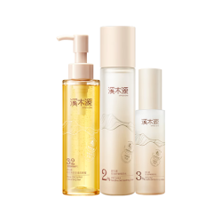 溪木源 控油补水保湿 护肤品套装  120ml+120ml+60ml