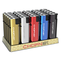 超凡 CF19超凡金属直冲防风打火机10支一次性广告定制订做印字刻