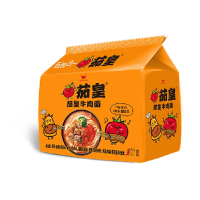 统一 茄皇番茄牛肉面 126g*5袋