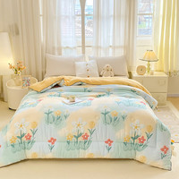 匹鲁儿童被子A类四季抗菌春秋被宿舍家用床上保暖被子 美宣（7A抗菌） 150*200cm（3斤）