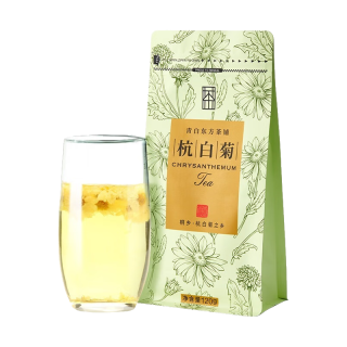 卢正浩杭白菊花草茶菊花杭白菊120g白菊菊花茶茶叶 可搭配柠檬片与枸杞