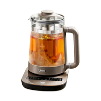 美的（Midea）养生壶 1.7升 煮茶器 316L母婴级材质电水壶 1200W大功率烧水壶 炖煮壶 MK-GE1711【ZMD安心系列】