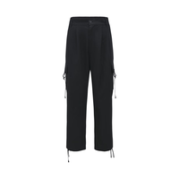 CAT 卡特秋冬男士户外休闲时尚宽松版黑色工装长裤棉休闲裤