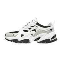 斯凯奇(Skechers)机甲鞋二代 复古鞋老爹鞋透气夏季休闲运动鞋男 白色 894127-WBK /黑色 41