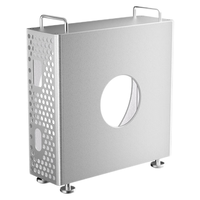 优活达适用Mac mini M4/M4 Pro电脑主机箱 铝合金迷你支架 散热收纳防尘