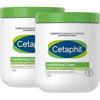 丝塔芙（Cetaphil）大白罐保湿霜550g两只装身体乳套装猫和老鼠蛇年新年礼盒 【IP礼盒】大白罐550g两只装