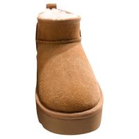 雪地靴厚底男女2025冬季防水防滑皮毛一体东北加绒加厚棉鞋