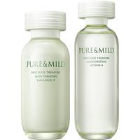 PURE & MILD 泊美 水乳套装补水保湿学生护肤品乳液清爽水150ml+乳液120ml