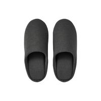 無印良品 MUJI（無印良品 ） 男女通用 棉平织可水洗室内拖鞋 棉拖鞋男式女式 无性别JKAB5A4S 深灰色 240mm M/38码(2.0)