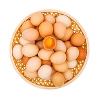 新鲜现捡土鸡蛋初生蛋迷你蛋谷物柴鸡蛋 笨鸡蛋生鲜 土鸡蛋青皮粉皮随机发 单枚40±5g 10枚