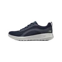 斯凯奇（Skechers）绑带健步鞋男鞋运动轻便缓震中老年爸爸216235 海军蓝色/NVY 39.5