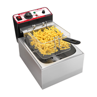  CHIGO/志高 大容量 电炸炉  白红 10L