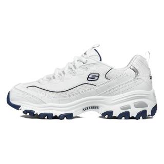 SKECHERS 斯凯奇 女鞋春秋冬季款小白熊运动鞋老爹鞋海军蓝熊猫鞋