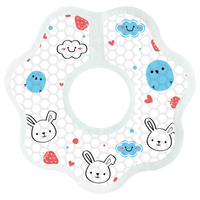 安可新 婴幼儿一次性围嘴可旋转婴儿免洗围兜 独立装 兔子款