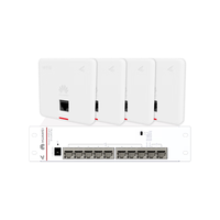 华为（HUAWEI）全屋wifi6套装无线千兆路由器8口POE交换机+4双网口86面板AP双频1800M企业级家用信号穿墙王典雅白