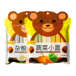 陈克明 面条 儿童蔬菜杂粮280g*2包 不添加食用盐儿童营养面条