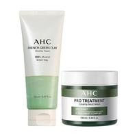 AHC/爱和纯 深层清洁套装+洗颜泥洁面+清洁泥膜 150ml+50ml