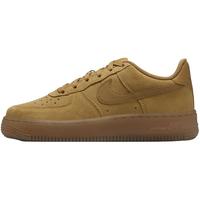 Nike耐克男女童AF1大童空军一号运动鞋冬季小麦色HQ7476