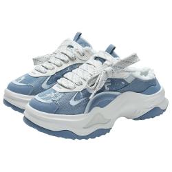 FILA FUSION斐乐女鞋老爹鞋2024夏新款硬糖2一脚蹬休闲厚底运动鞋