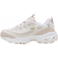 斯凯奇（Skechers）女鞋24秋季经典小白鞋透气熊猫鞋运动休闲鞋厚底增高老爹鞋女 镭射网面透气厚底/记忆鞋垫缓震 38 /8/内长250mm