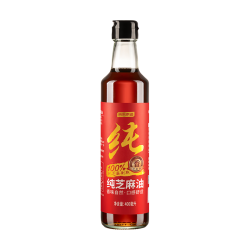 京东京造 纯芝麻油400ml物理压榨100%芝麻油火锅凉拌