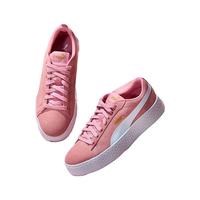 PUMA 彪马 官方 女子复古厚底休闲鞋松糕鞋 SMASH PLATFORM SD 366488 黑色-白 02 37