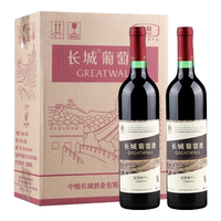 GREATWALL 长城葡萄酒 武龙解百纳 干红葡萄酒 750ml*6瓶